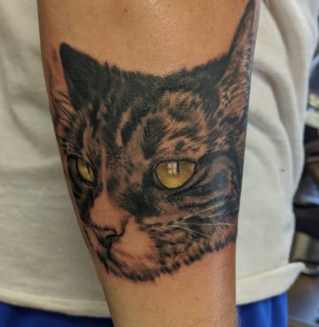 tattoos/ - Justin Hammontree Cat - 142983